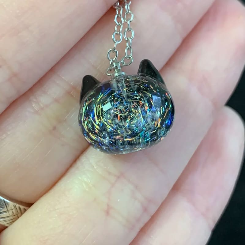 貓形彩晶紀念吊墜 彩晶紀念產品主圖