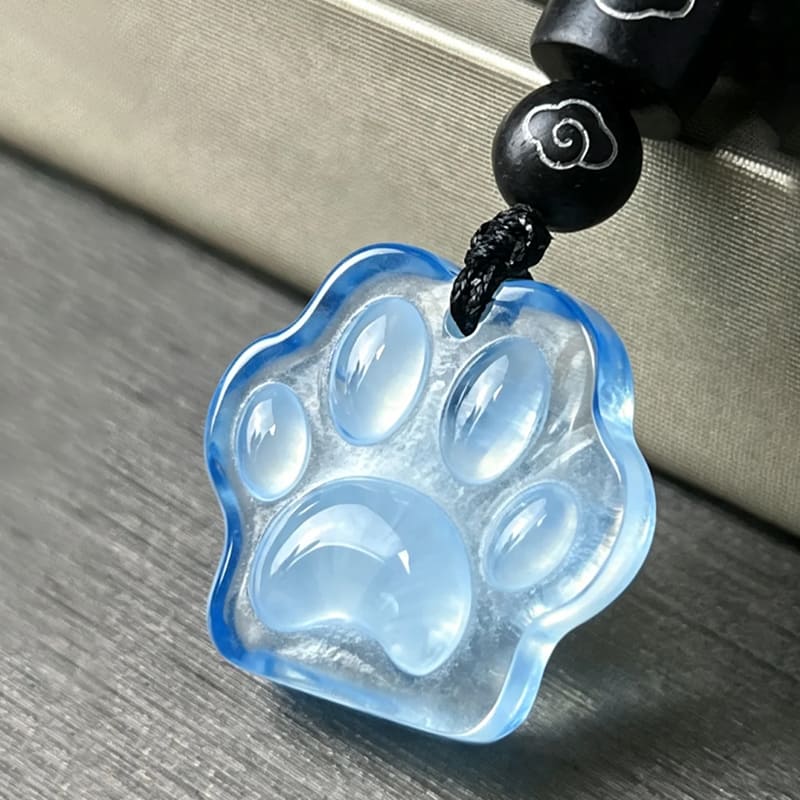 彩色爪印吊墜配件及包裝展示